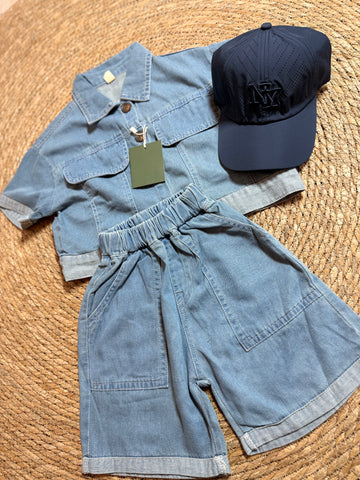 Completo jeans unisex