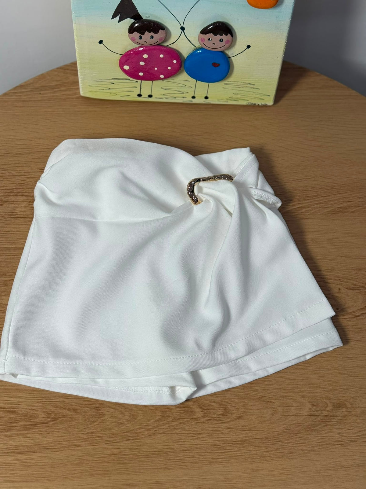 Panta Gonna White