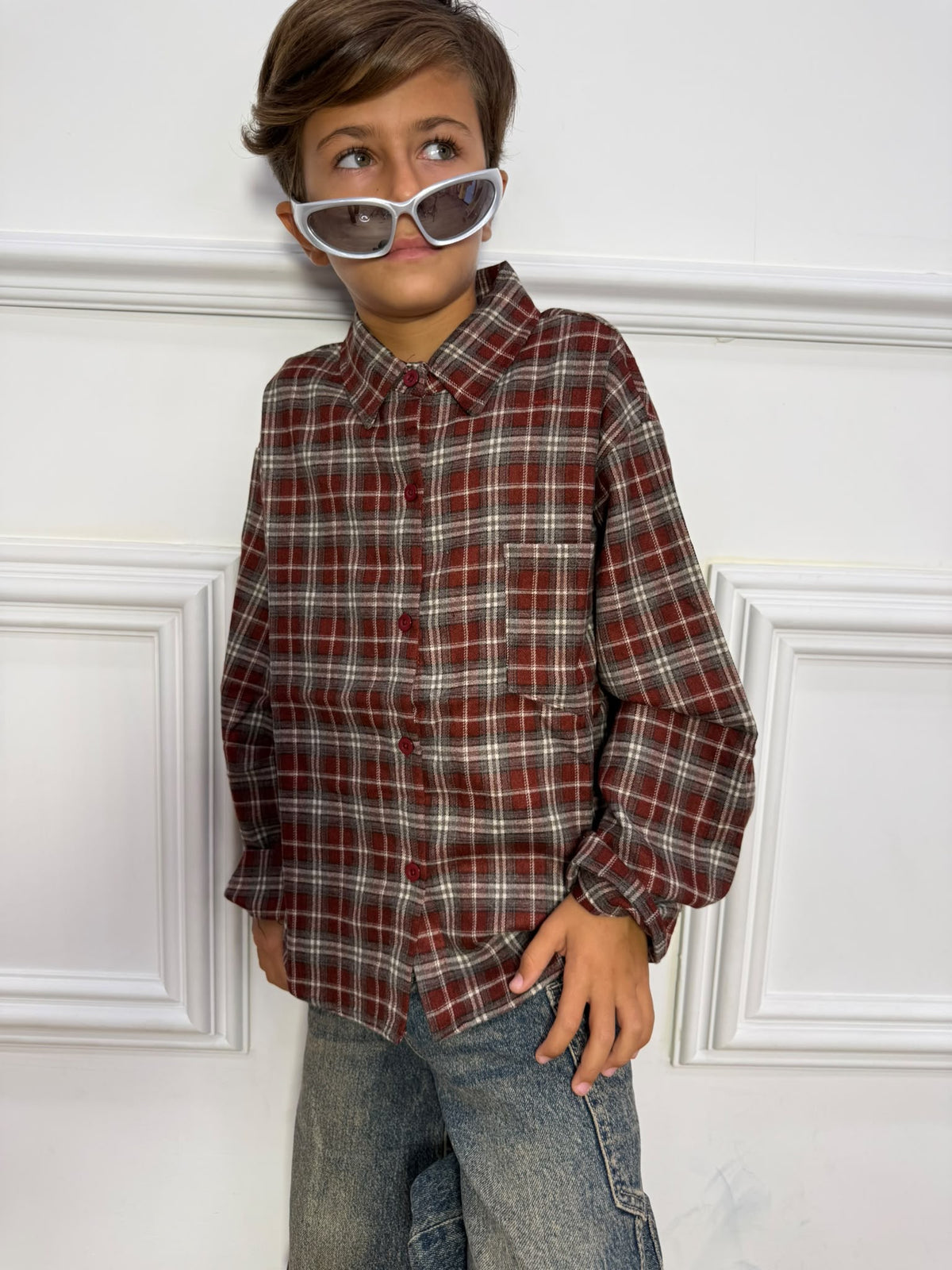 Camicia quadri unisex