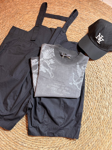 Salopette in cotone unisex