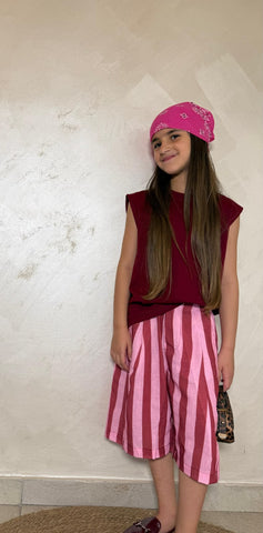 Canotta bordeaux unisex