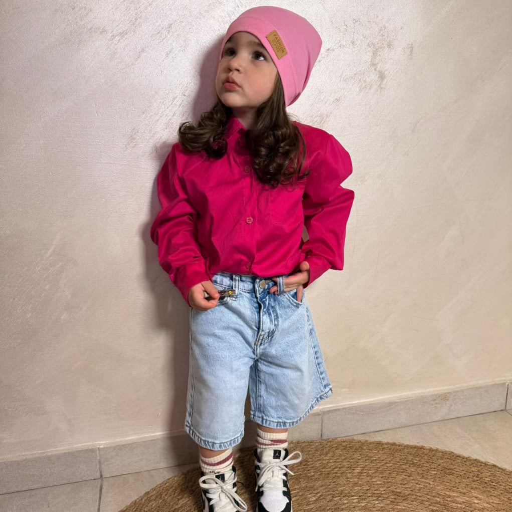Camicia Fucsia in cotone