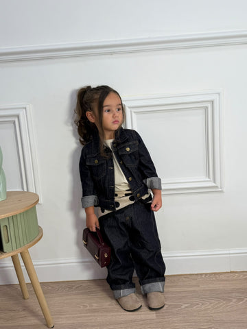 Completo Jeans Dark Denim unisex