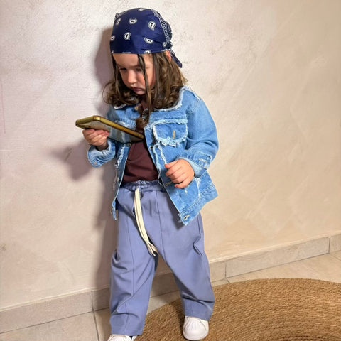 Chaqueta vaquera bebé unisex