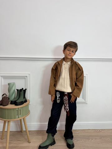 Giubbino unisex Scamosciato Urban Camel