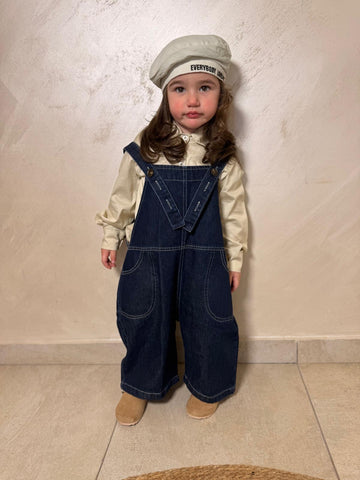 Salopette Jeans unisex oversize