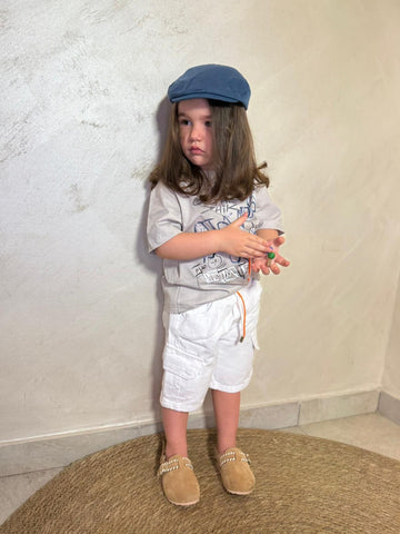 Bermuda jeans white