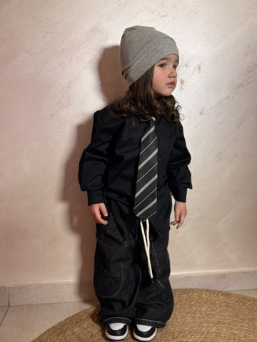Camisa negra unisex