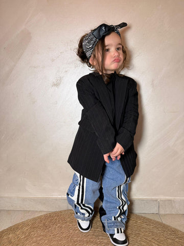 Giacca a righe Unisex Karol