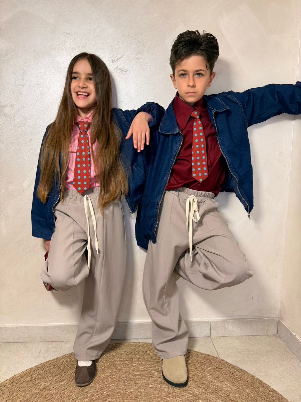 Pantalón bombacho fácil unisex