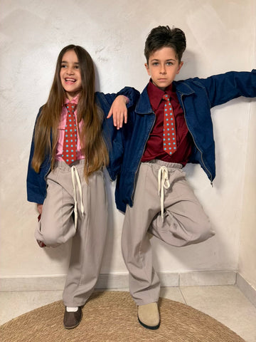 Pantalón bombacho fácil unisex