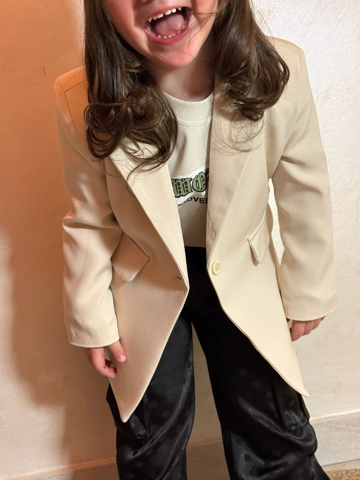 Chaqueta beige Ginevra unisex