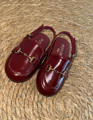 Scarpa in vernice bordeaux