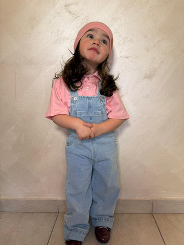 Salopette jeans unisex