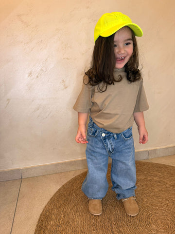 Jeans ballon doppia chiusura unisex
