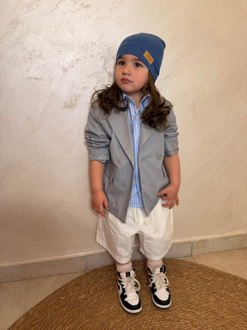 Bermuda bianco unisex