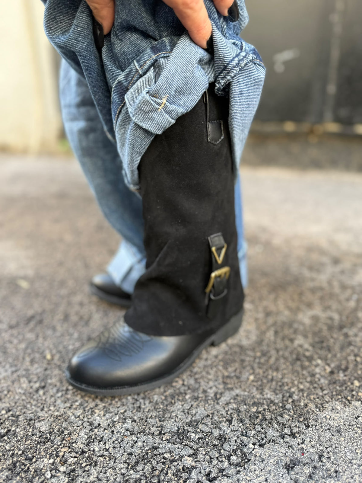 Stivale Texano Urban Nero