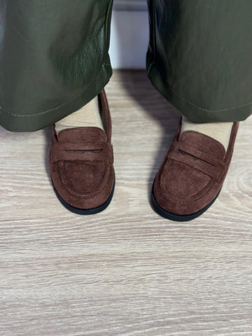 Mocassino Classic in Camoscio Marrone Unisex