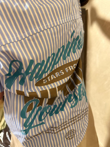 Camicia a Righe Happines unisex