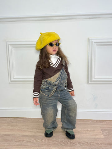 Salopette Denim Unisex Washed