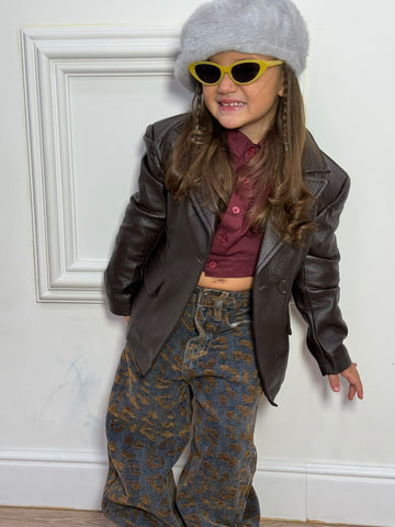 Giacca Ecopelle Biker