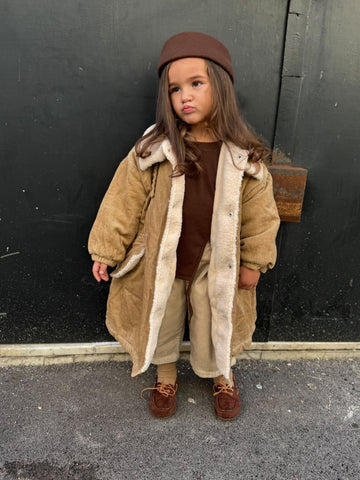 Cappotto Reversibile Teddy & Velluto Unisex