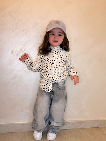 Jeans ballon unisex lavaggio grigio