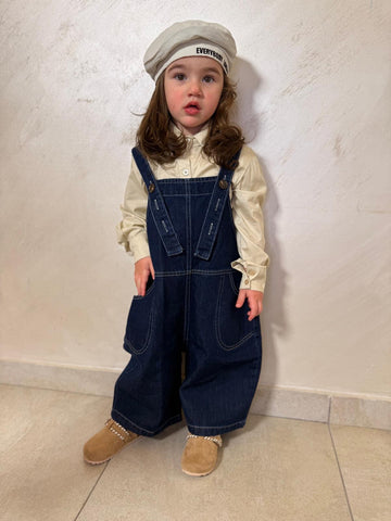 Salopette Jeans unisex oversize