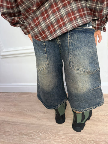 Bermuda Denim Sabbiato Unisex