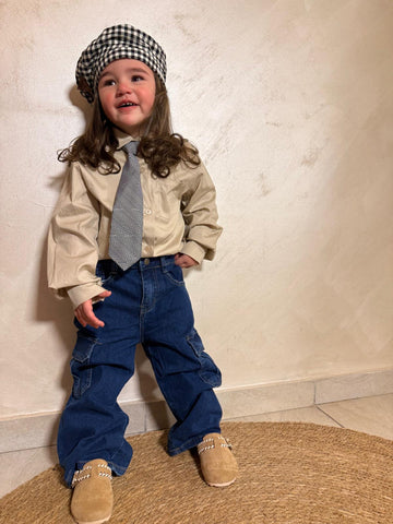 Jeans tasconi unisex lavaggio scuro