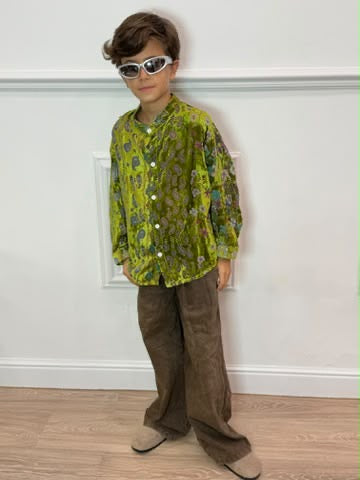 Jeans Marrone con Pinces unisex