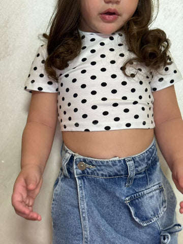 T-Shirt Crop Bianca