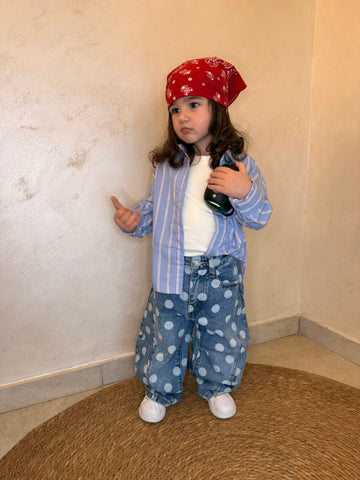 Jeans Balloon Pois Unisex