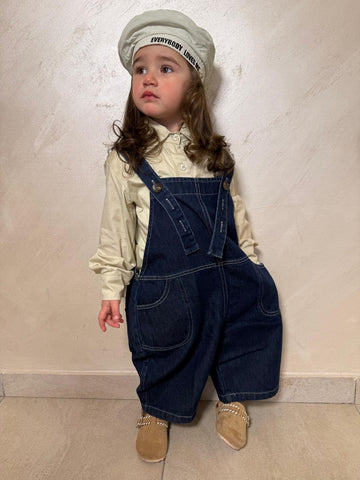 Salopette Jeans unisex oversize