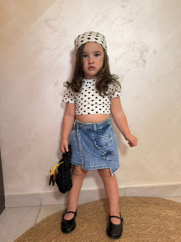 T-Shirt Crop Bianca