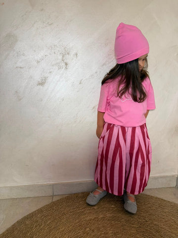 Bermuda righe pink