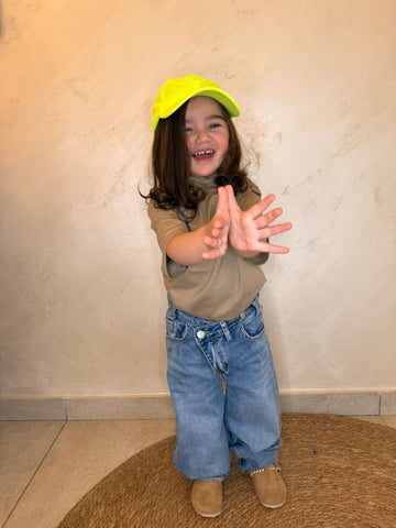 Jeans ballon doppia chiusura unisex