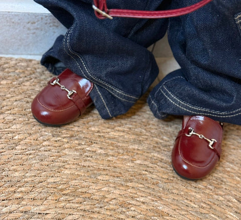 Scarpa in vernice bordeaux