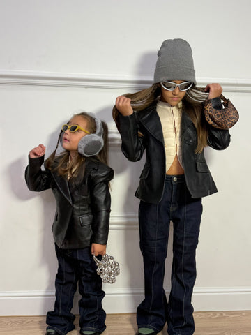 Giacca Ecopelle Biker