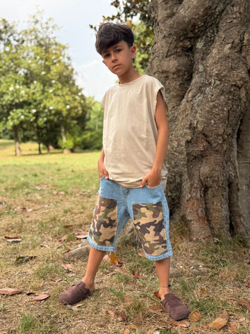 Bermuda Denim Mimetico unisex