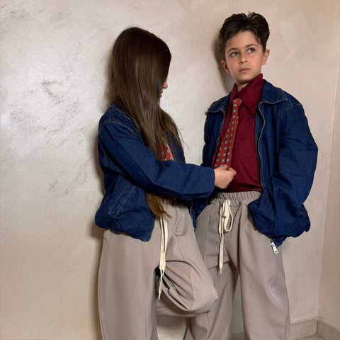 Pantalón bombacho fácil unisex