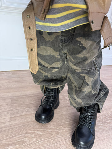 Pantalone Cargo Camouflage unisex