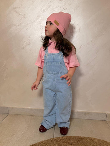 Salopette jeans unisex