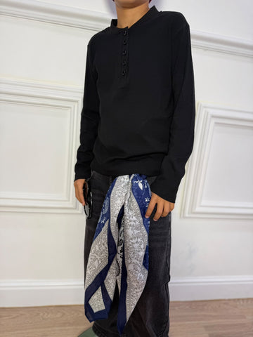 Maglia Unisex Collo Serafino