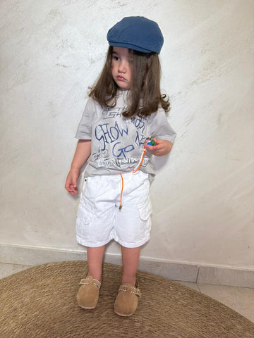 Bermuda jeans white