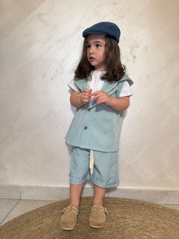 Coordinato Malibú tre pezzi mesi unisex