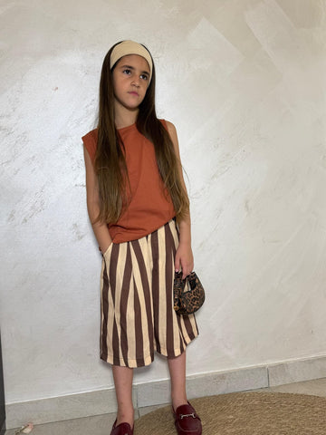 Bermuda righe Brown unisex