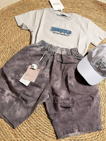 Bermuda globo difuminada unisex