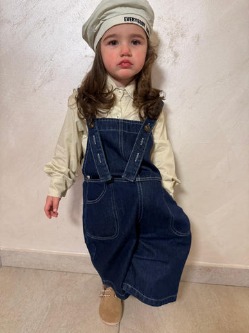 Salopette Jeans unisex oversize