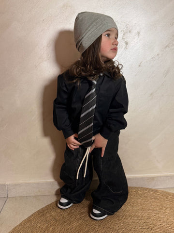 Camisa negra unisex